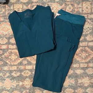 Figs Deep Teal Medical Scrubs